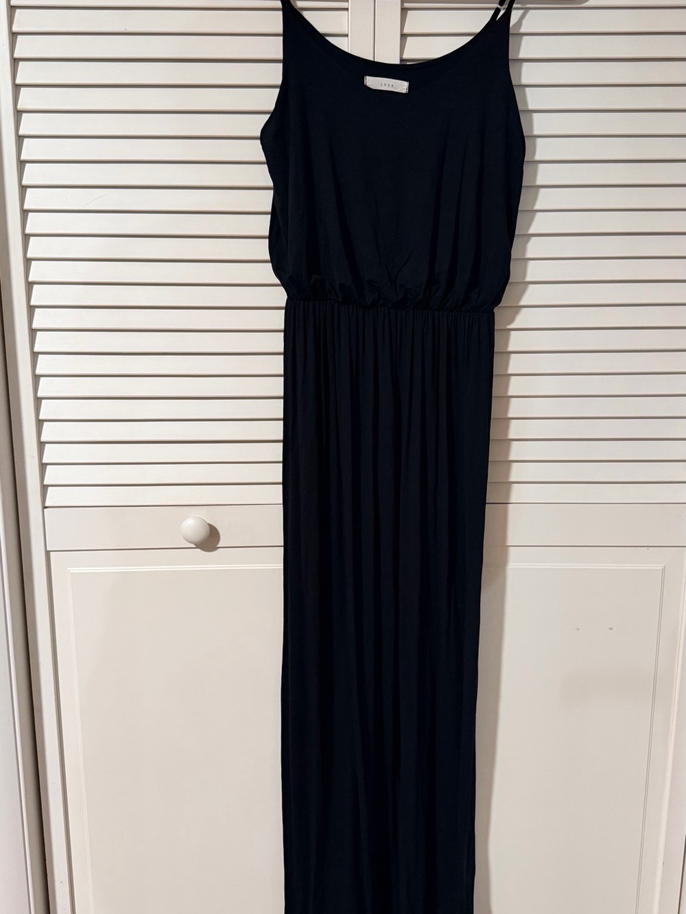 Black Maxi Cami Dress M